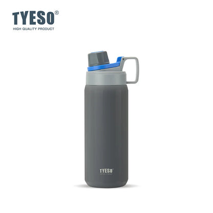 Tyeso Vacuum Flask for Men Women Stainless Steel Outdoor Water Bottles for Cycling Hiking 750ml 900ml Portable Water Bottle
