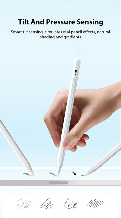 For Apple Pencil Stylus For iPad A16 Air 11 5 4 Pro 11th 13 12.9 M5 M4 M3 M2 Pens 10 9 8 10th 9th Generation Mini 7 6 Touch Pen