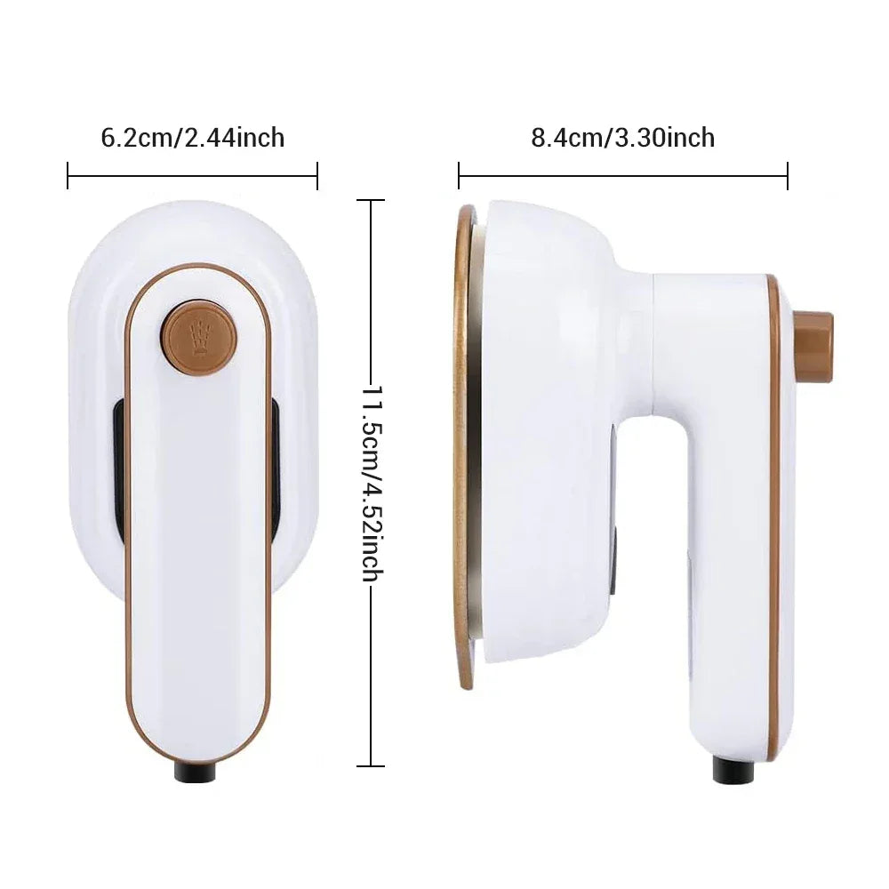 Portable Garment Steamer Rotating Steam Iron Mini Handheld Home Travelling For Clothes Ironing Wet & Dry Ironing Machine