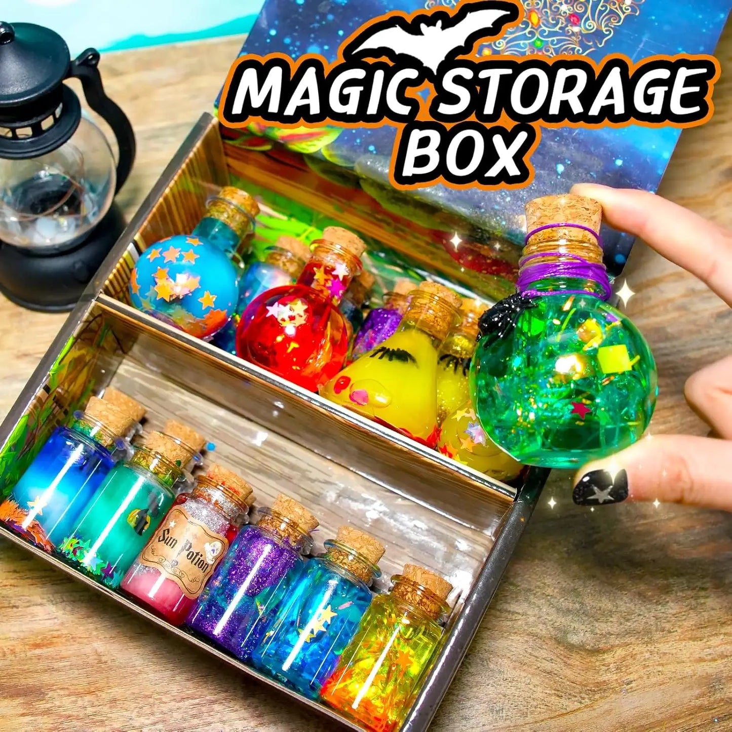 Fairy Magic Potions Kit Kids DIY Witch Glowing Spell Potion DIY Handmade Toys Science Experiments Kids Craft Kit Educational Toy