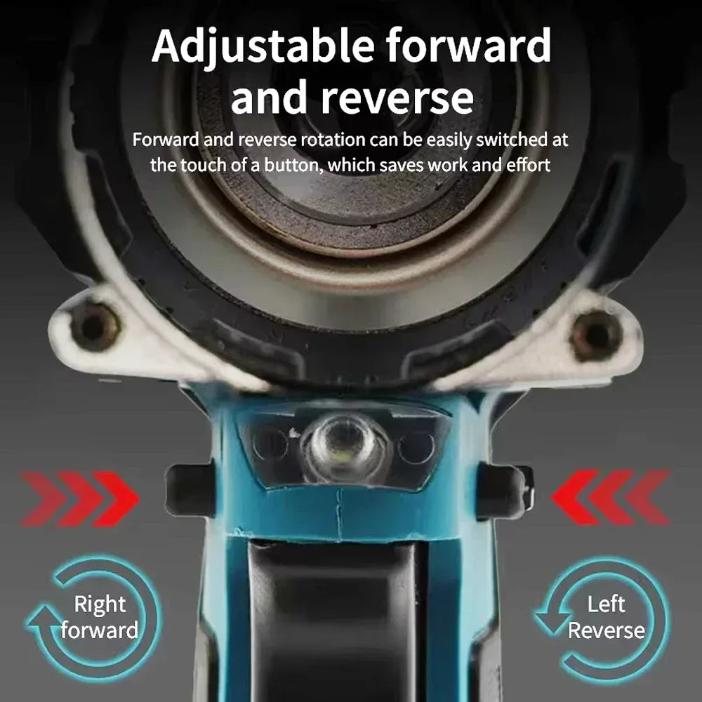 Makita DDF487 13mm brushless household 18V lithium-ion charging impact drill,high torque electric screwdriver Makita 18V battery