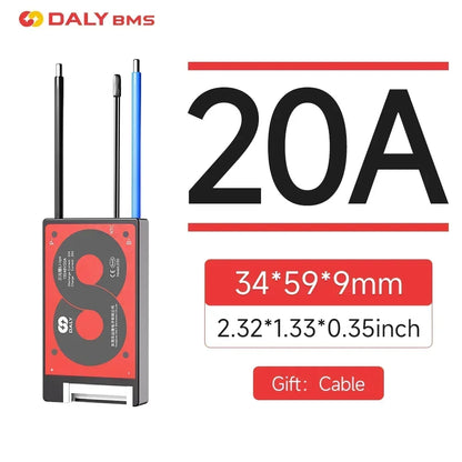 DALY BMS 3S 4S 6S 7S 10S 12S 13S 14S 15S 16S Li-ion And LiFePO4 32650 21700 18650 BMS 15A To 100A With Balance Function And NTC