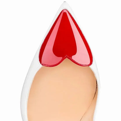 Women Pumps Love Heart-shaped Pointed Toe Stiletto High Heels Customize Chic Designer Female Shallow Party Dress Wedding Shoes