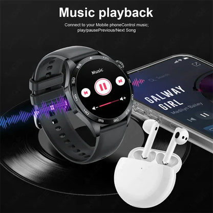 2025 New Blood Pressure Smart Watch Men ECG Monitoring Heart Rate Monitor Women Smartwatch BT Call Fitness Tracker Sport Watches