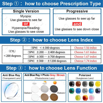 CLLOIO Bluetooth Smart Prescription Glasses Magnet Clip On Polarized Myopia Eyewear Anti Blue Light Progressive Reading Glasses