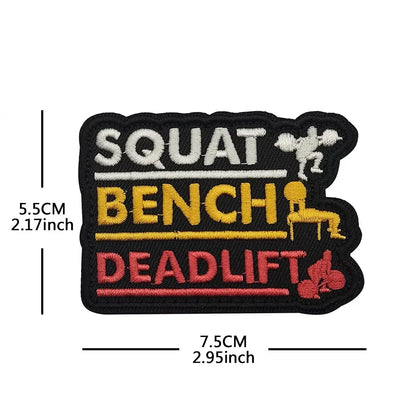 Sports Fitness Gym Patches No Pain No Gain ATHLETE team club Tactical Embroidered Patch brand Armband
