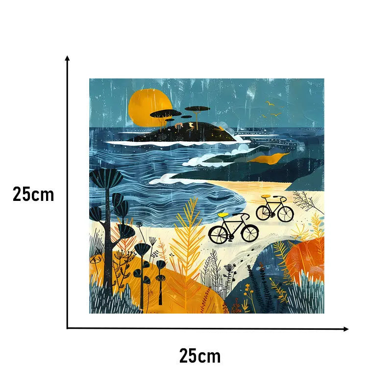 Autumn scenery Heat Transfer Stickers For Clothing Shoes Heat Transfer Stickers Or Clothing Hoodies DIYT Shirt Jacket Patches