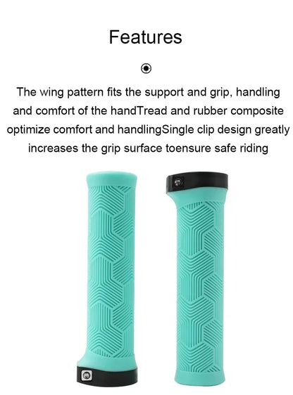 ODI Rubber Bicycle Grips 22mm Set Ergonomic MTB Handlebar Grips for Dirt Pit BMX And Mountain Bike in Purple Brown Pink Black