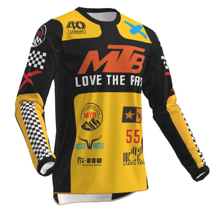 2026 New 3D Printed Mountain Bike Sports T Shirt Off Road Long Sleeve Motorcycle Sportswear Quick Dry Fabric for Race Cycling