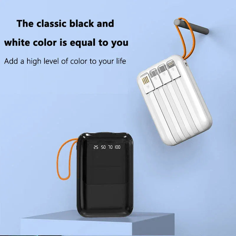 3*18650 Power Bank Fast Charging Powerbank Portable Battery Charger PowerBank For iPhone Xiaomi 4IN1 Mini Battery Storage Boxes