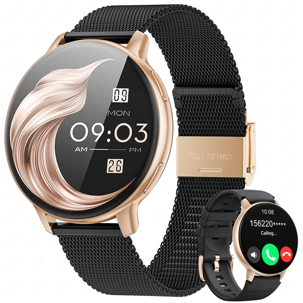 LIGE Bluetooth Call Smart Watch Women Custom Dial Watches Men Sport Fitness Tracker Heart Rate Smartwatch For Android IOS 2025