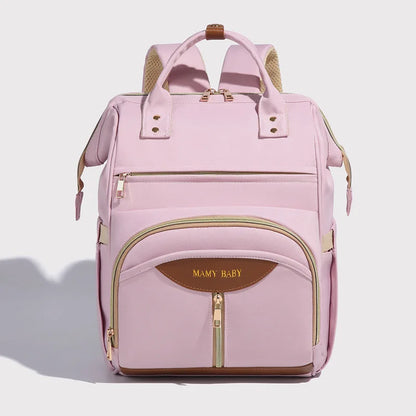 Mommy bag, lightweight and simple, outdoor backpack, multifunctional and large capacity storage, mother and baby bag