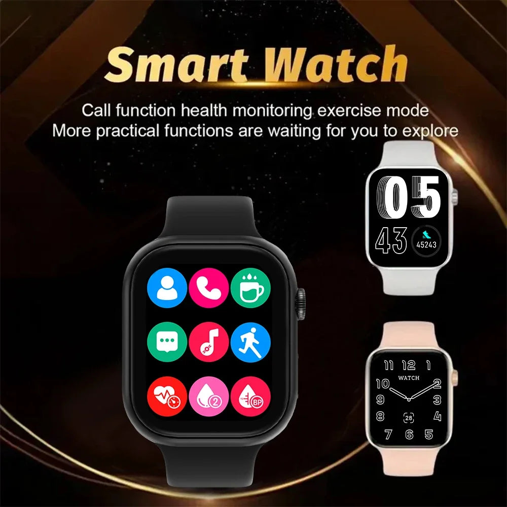 2025 Sports Smartwatch For Men Women Android IOS Phone 1.73" Screen Bluetooth Answer Call Heart Rate Fitness Tracker Watches