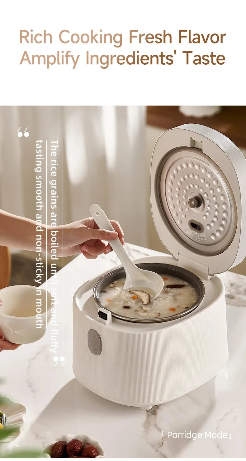 2.5L Electric Rice Cooker Titanium Liner for 2-3 People Mini MultiCooker Smart Steamed Rice Kitchen Machine 220V