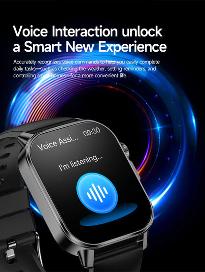 2026 New Health Smart Watch Precise Measurement ECG+PPG Blood Pressure Uric Acid Body Fat Analysis call SmartWatch For Men Women