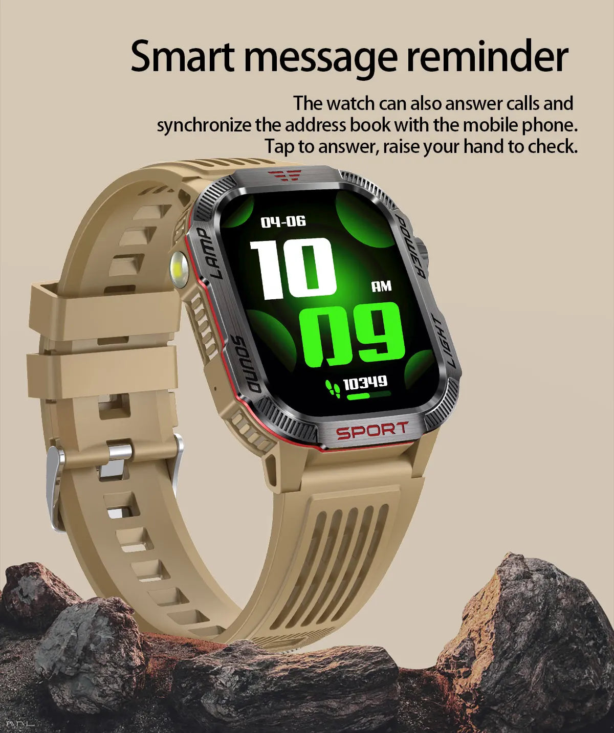 2026 New LED flashlight Military Smart Watch Men IP68 GPS Outdoor Sports Fitness Tracker Health Monitor 2.01" BT Call Smartwatch