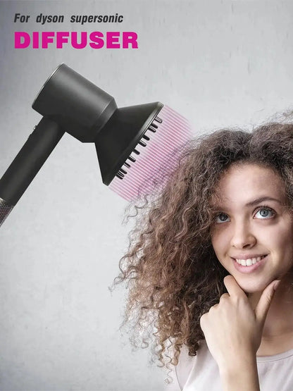 For Dyson Supersonic Anti-Warping Nozzle HD01, HD02, HD03, HD04, HD08, HD15,Hair Dryer Diffuser Compatible