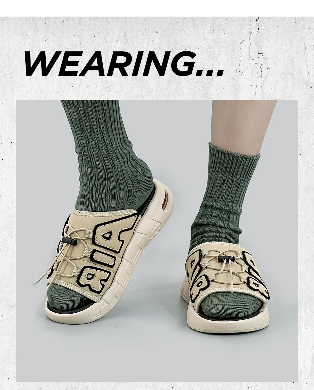 Air Cushion Slippers Summer Men Sandals Thick Sole Beach Slippers Flats Cloud Slides Sports Slippers Outdoor Man Sneaker Shoes