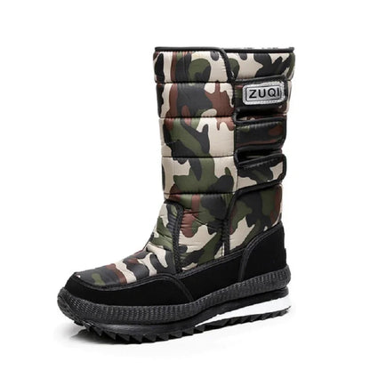 Winter Boots Thick Plush Waterproof Non-slip Boots Fashion Women Winter Shoes Warm Fur Botas mujer Women Snow Boots Platform
