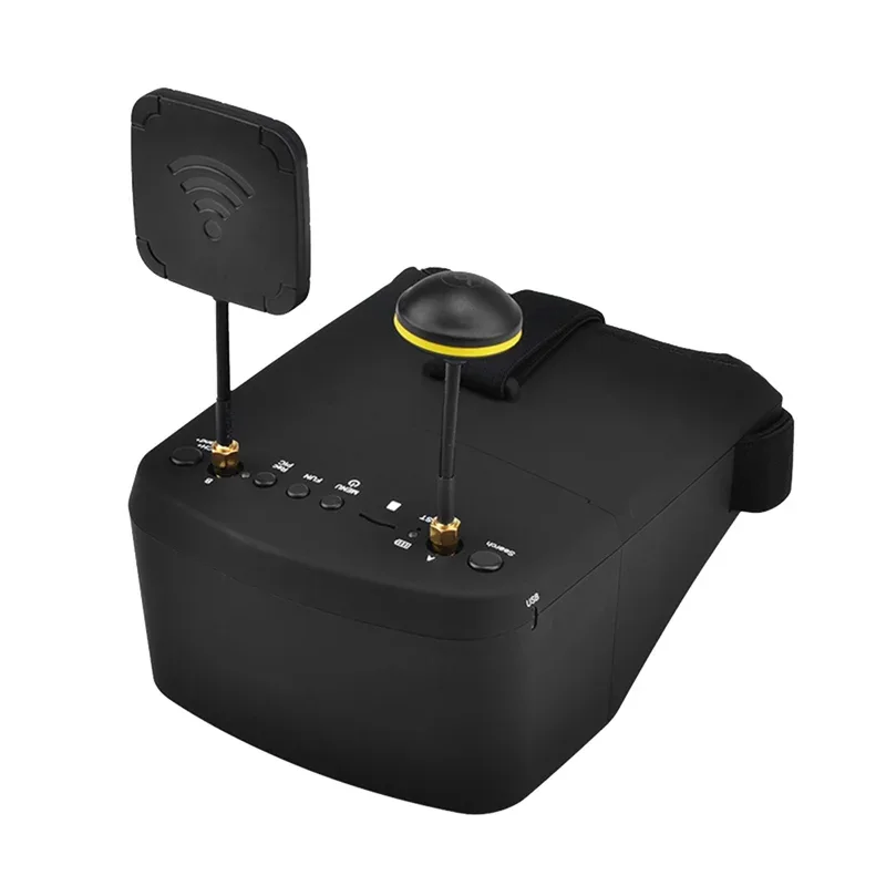 ELEC-LS-800D FPV Goggles 5.8G 40CH 5Inch 854X480 DVR Recording/Storage Dual Antennas 2000Mah For RC Racing Drone