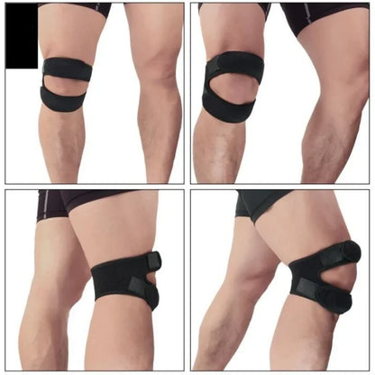 1 PCS Adjustable Sports Knee Pad Patella Band Elastic Bandage Band Football Basketball Sports Knee Pad Fitness Sport Knee Brace
