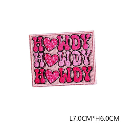 Valentine's Day Emblem Clothing Accessories Badge Sticker Embroidered Embroidery Sticker Iron-on Patches