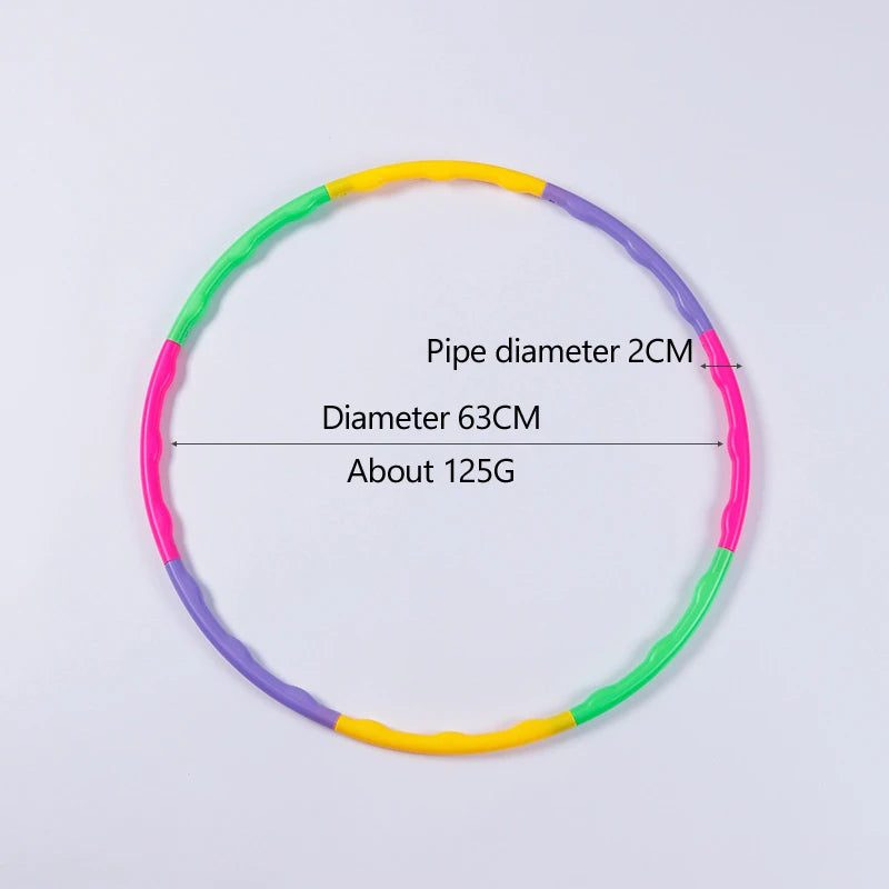Sport Removable Color Hoop Equipment For Children Portable Exercise Plastic Fitness Training Circle Children's Best Gifts