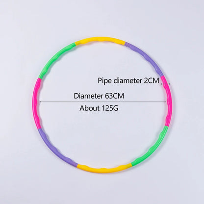 Sport Removable Color Hoop Equipment For Children Portable Exercise Plastic Fitness Training Circle Children's Best Gifts