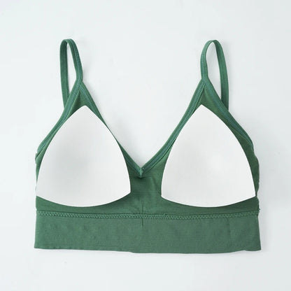 Bras for Women Sexy Seamless Bra U Type Backless Push Up Bralette Women Female Wireless Solid Wire Free Brassiere