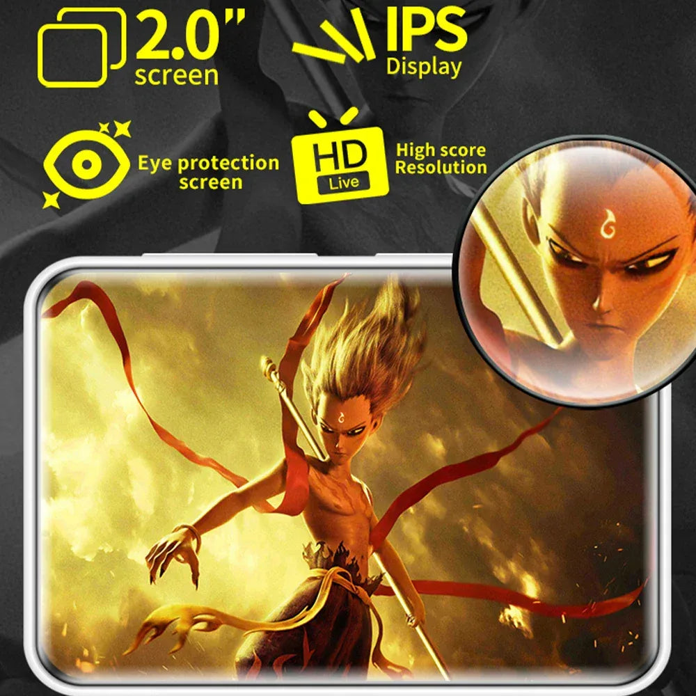 MP4 Player BT 5.0 Touch Screen Music Player Portable MP3 Player with Speakers FM Radio Recording E-Book 2-inch Screen