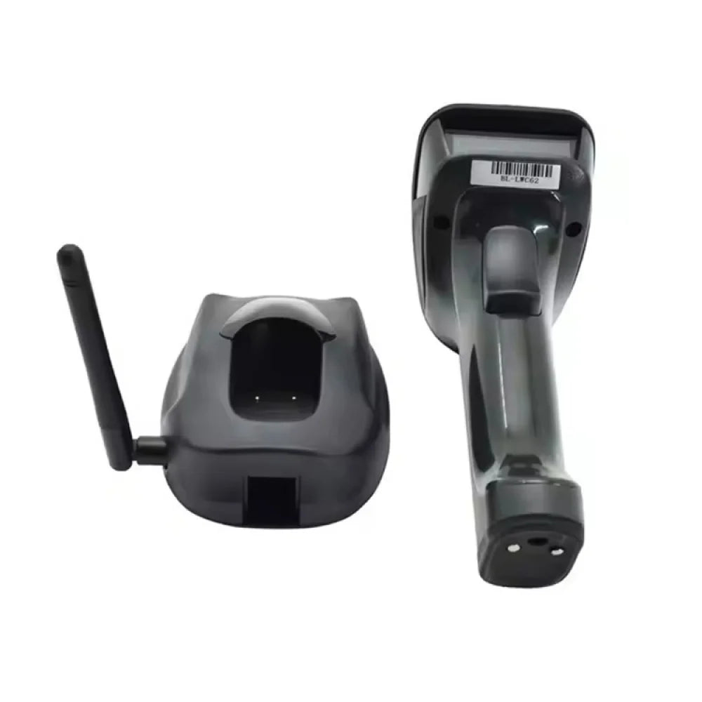 Bluetooth Wireless 2D 1D Barcode Scanner with Base Charging Station for Warehouse Logistics Scanning Mobile POS