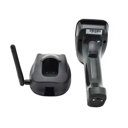 Bluetooth Wireless 2D 1D Barcode Scanner with Base Charging Station for Warehouse Logistics Scanning Mobile POS
