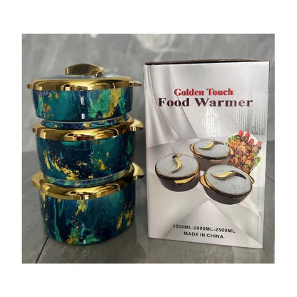 3pcs Set Food Insulation Box 1.5L 2L 2.5L Keep Warm Soup Hot Pot Ramadan Event Lunch Box For Wedding Family Party
