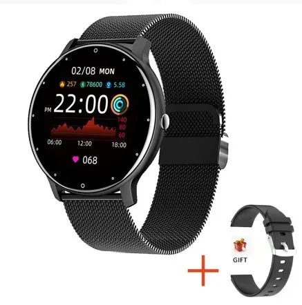 LIGE 2024 Smart Watch Men 1.28" Full Touch Bracelet Fitness Tracker Sports Watches Bluetooth Call Smart Clock Women Smartwatch