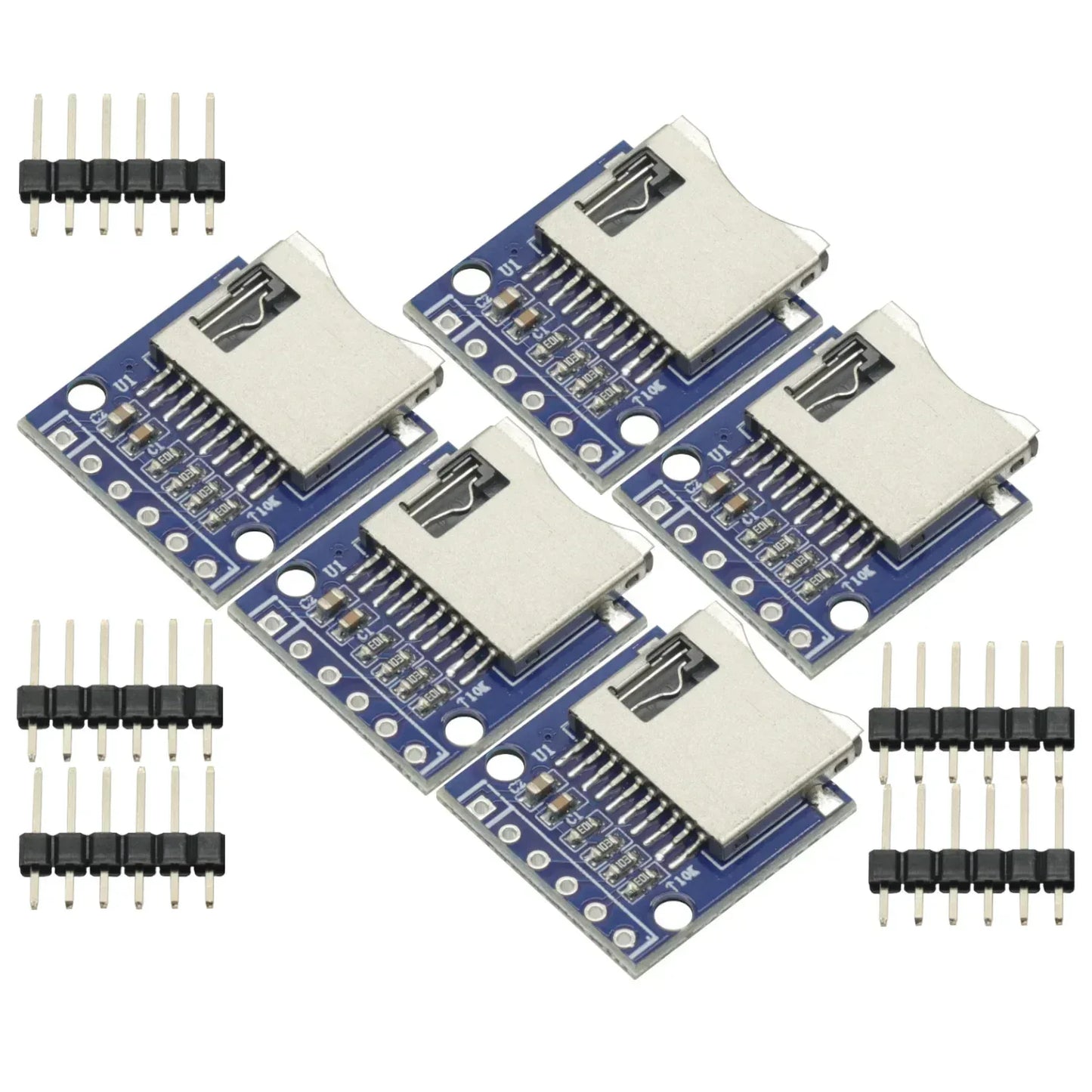 1-10pcs Micro Mini SD Storage Expansion Board Mini Micro SD TF Card Memory Shield Module With Pins for Arduino
