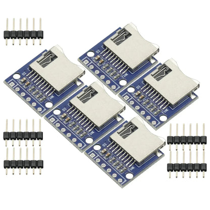 1-10pcs Micro Mini SD Storage Expansion Board Mini Micro SD TF Card Memory Shield Module With Pins for Arduino