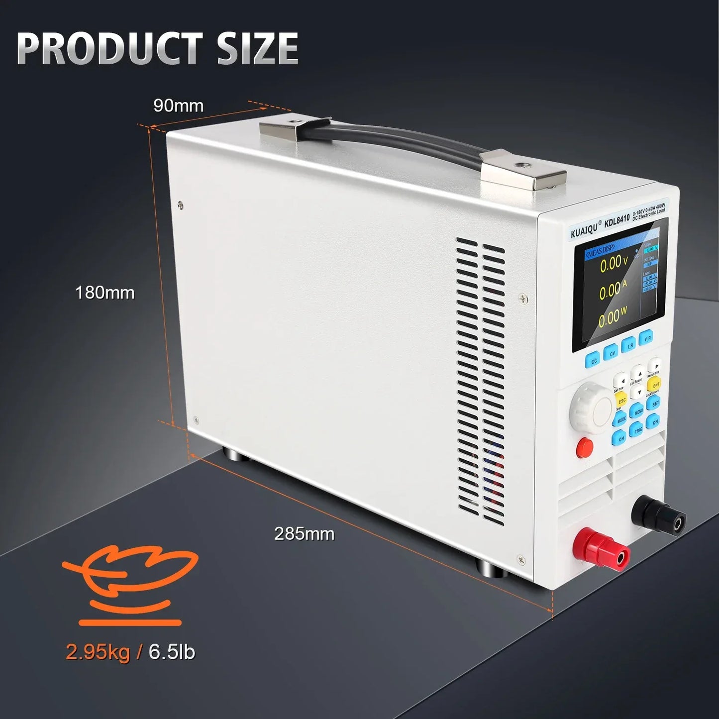 Programmable DC Electronic Load 150V 40A 400W Digital Battery Capacity Tester Electronic Load Meter Aging Instrument ET5410A+