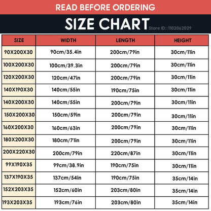 Waterproof Throw Mattress Cover Bed Fitted Sheet Mattress Bedspread Protector Pads Single/Double/King/Queen Full Size Gray/White