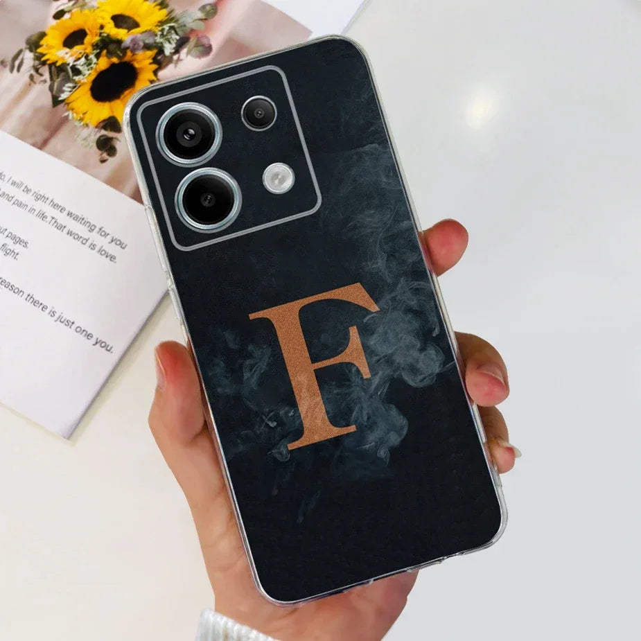 For Xiaomi Poco X6 Pro Case New Letters Cover Clear Silicone Phone Case For Xiaomi Poco X6 PocoX6 Pro 5G Soft Cover Fundas Coque