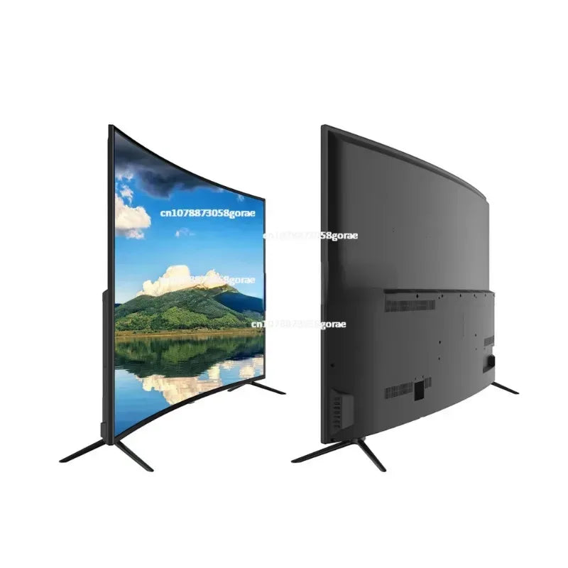 New 55 Curved TV 4K Ultra High Definition LED TV Wifi USB Video Fashion Design 55 Inch TV 4K