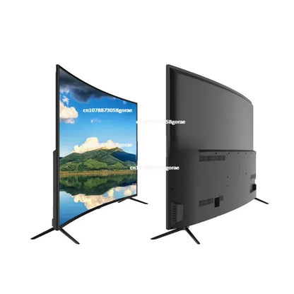 New 55 Curved TV 4K Ultra High Definition LED TV Wifi USB Video Fashion Design 55 Inch TV 4K
