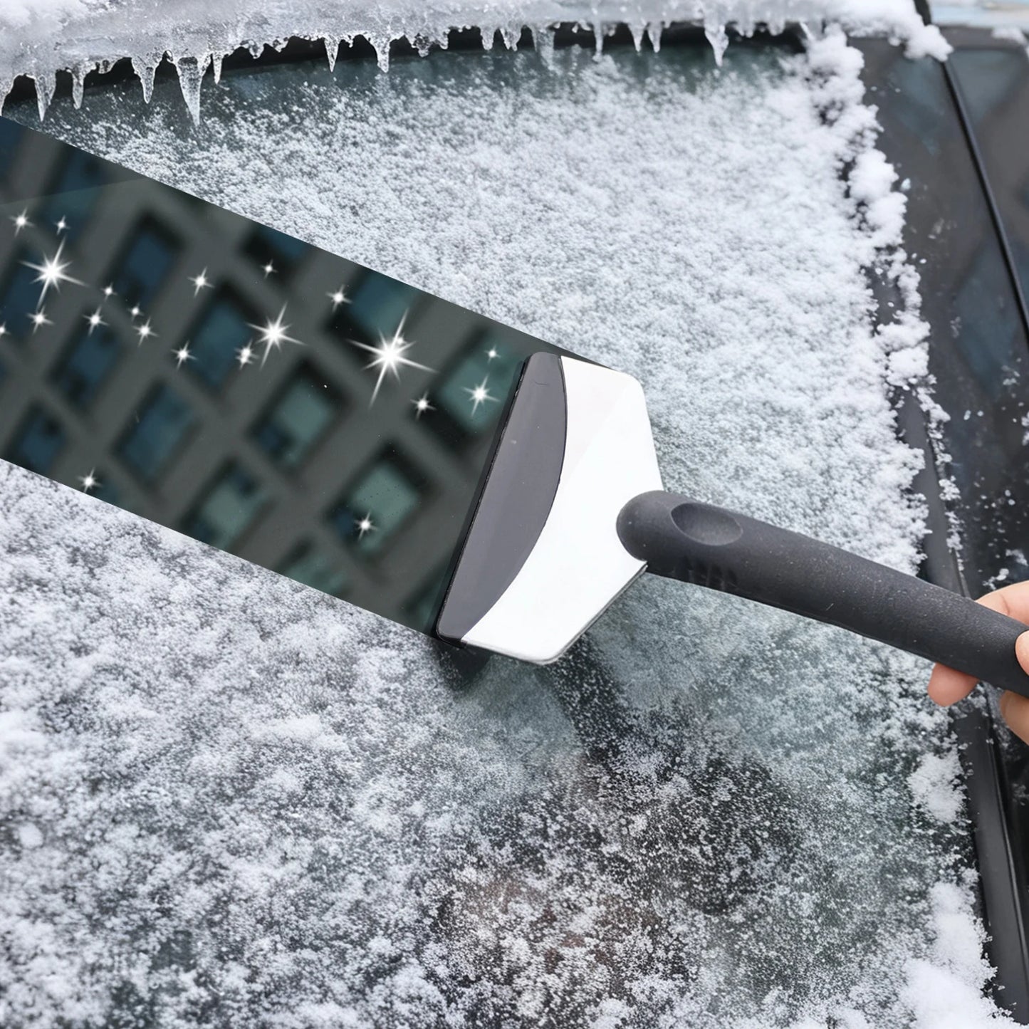 Car Ice Scraper Snow Removal Shovel Multifunction Winter Windshield Window Snow Clean Scraping Tool Auto Ice Breaker Snow Shovel