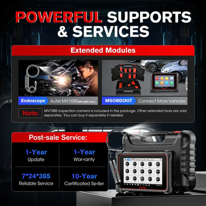 Autel MaxiPRO MP900-BT OBD2 Scanner ECU Coding Bidirectional Scan Tool VIN/License Scan 40+Service Upgraded of MP808BT Pro/MP900