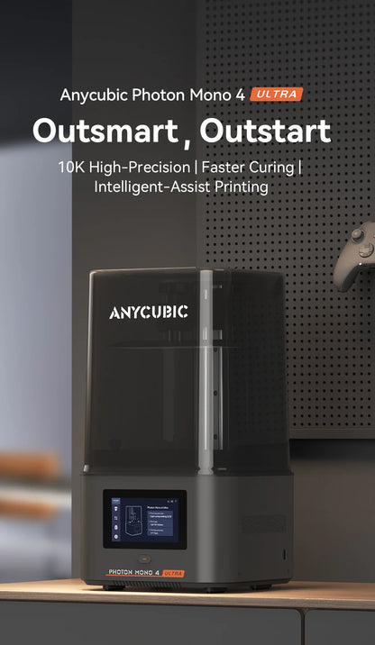 PRESALE ANYCUBIC Photon Mono 4 Ultra V2 3D Printer 10K 7'' high-definition screen UV Resin 3D Printing Size 236mmx231mmx430mm