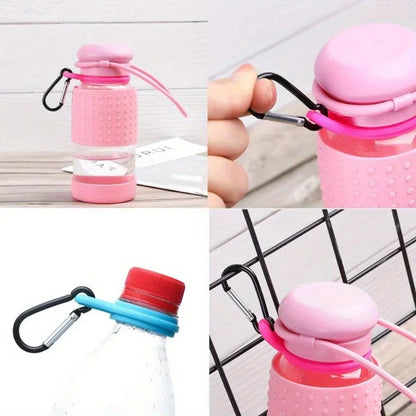 Climbing Bottle Holder Hanging Buckle Running Outdoor Sports Bottle Hook Bottle Clip Buckle Tool Silicone