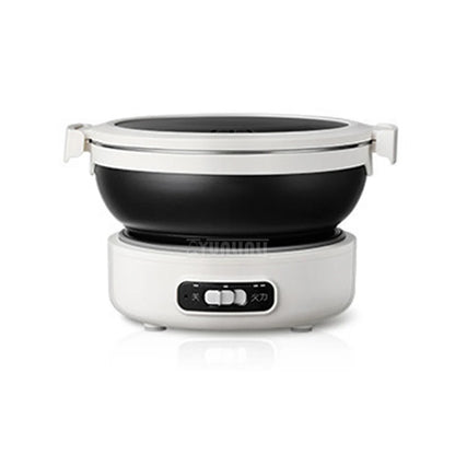 Kitchen Fast Heating Cooker Durable Portable Foldable Multi Cooker Split Stainless Steel Electric Pot