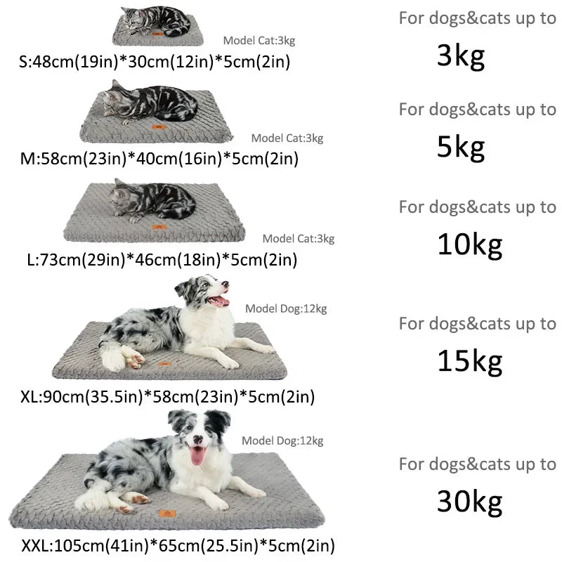 Memory Foam Pet Bed with Removable Washable Faux Fur Cover Orthopedic Waterproof Dog Bed for Crate Anti-Slip Bottom Dog Beds