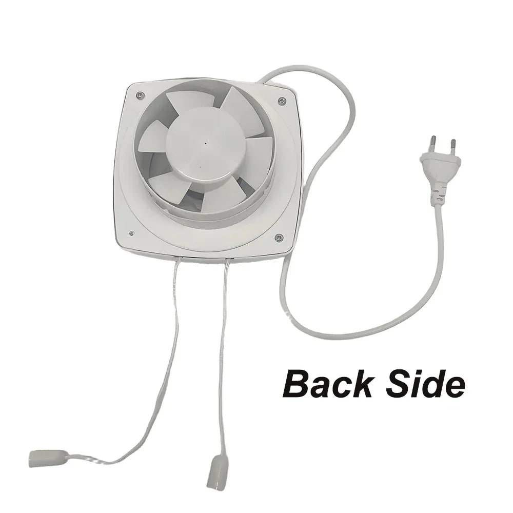 220V 4/6/7inch 110/150/180mm silence Ventilating Strong Exhaust Extractor Fan for Window Wall Bathroom Toilet Kitchen Mounted
