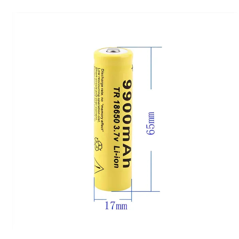 Top 18650 Li-Ion Battery 3.7V 9900mAh Rechargeable Batteries For LED Flashlight Torch Speaker Fast Charging High Quality Battery