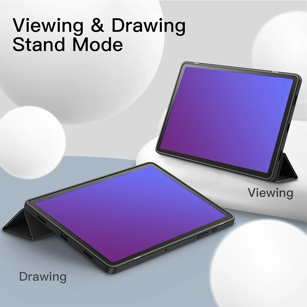 For Tablet Lenovo Tab M10 Plus 3rd Gen 10.6 2022 (TB125FU/TB128FU/TB128XU) CASE Xiaoxin pad 10.6 Soft Cover Stand Smart case